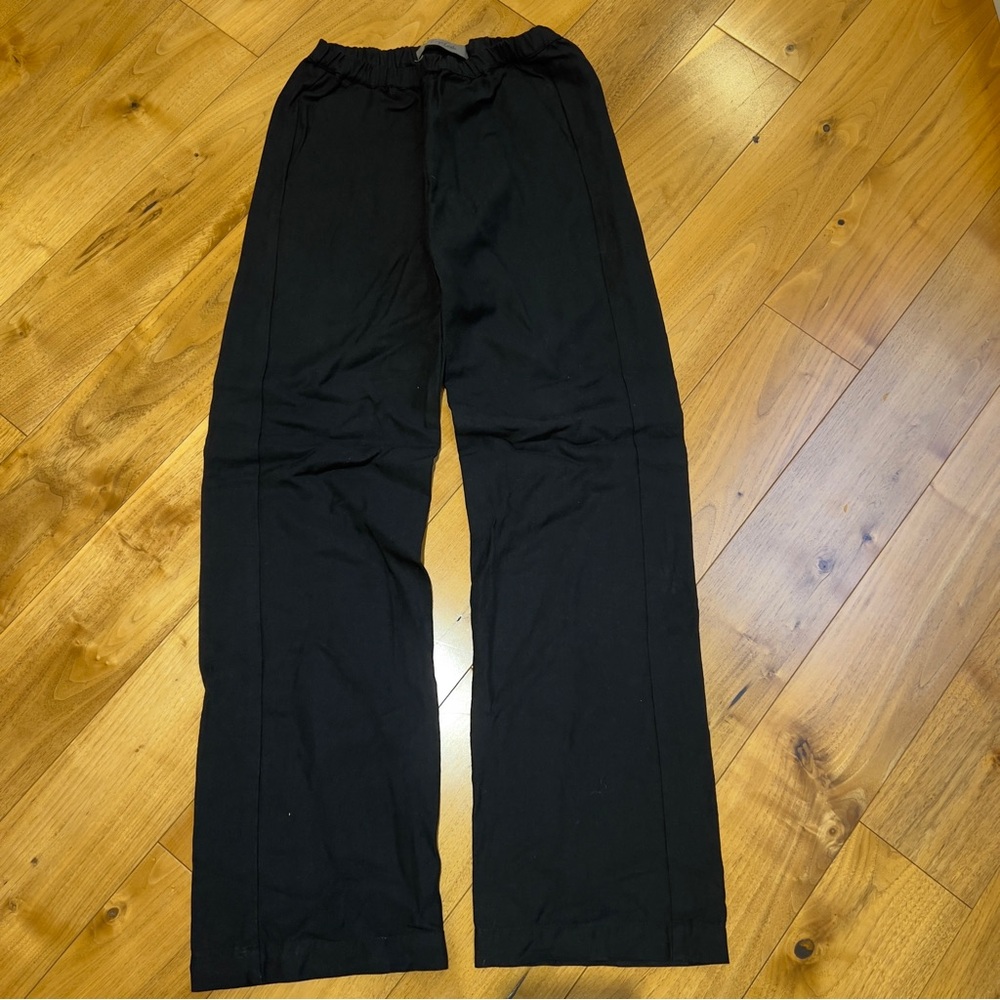 Enza Costa Linen Everywhere Pant in Black